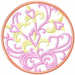 Floral Filigree Embroidery Design 2